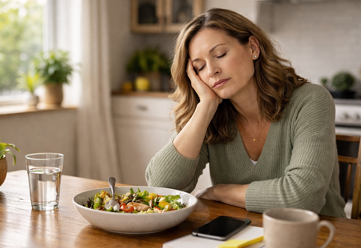 Energy dips after eating